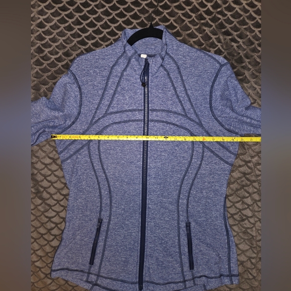 G382. Lululemon Define Jacket (Rulu) in Heathered Hero Blue - Size 12 - Picture 7 of 9